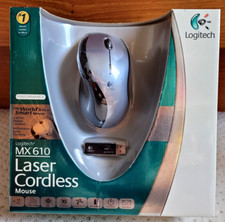 RARE BRAND NEW SEALED Logitech MX 610 MX610 Wireless Cordless Smart Laser Mouse picture