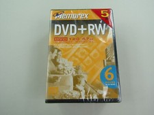 Memorex DVD + RW 5 Pack 6 Hours DVD 120 4.7 GB Re-Recordable New Sealed Home DVD picture
