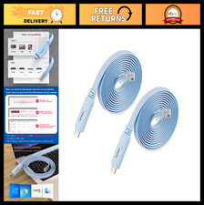 USB-C to RJ45 Console Cable 2-Pack, Compatible with Cisco Routers & Switches, Wi picture