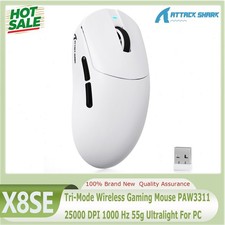 ATTACK SHARK X8SE Tri-Mode Wireless Gaming Mouse PAW3311 25K DPI 1000 Hz For PC picture