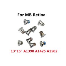 100sets/lot New For MacBook Pro Retina A1398 A1425 A1502 Bottom Screw Screws picture