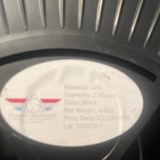3D Printer Filament CPX Black 2.85mm 4.0kg Spool 280-300C large spool picture