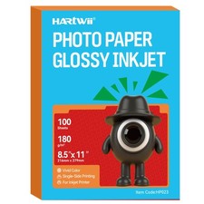HARTWII 180gsm Glossy Inkjet Photo Paper 8.5x11 inches - 100 Sheets High Glos... picture
