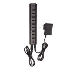 Power Adapter Usb Charger Hub Adapter Hi-speed Multi Hub 10 Port For Pc LaptQ6 picture