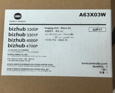 Konica Minolta IUP17 A63X03W Black Imaging Unit - Bizhub 3300P 3301P 4000P 4700P picture