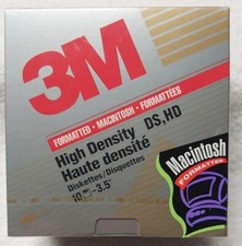 1 Sealed 10Packs Imation 3M High Density DS HD 1.40MB  MACINTOSH FORMATTED NIB picture
