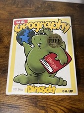 Vintage 1991 Dinosoft U.S Geography Software New Box Has Minor Damage picture