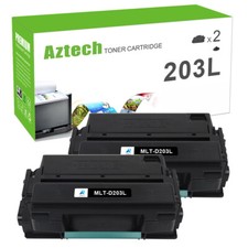 2PK MLT-D203L D203L Black Toner For Samsung ProXpress M3870FW M4020ND M4070FR picture
