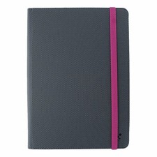 M-Edge Universal XL Folio Plus Case for 9-10-inch Tablets - Gray/Pink picture