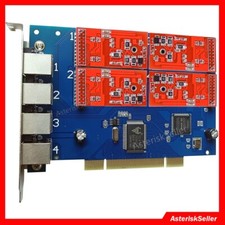 Asterisk Card TDM410P 4 Port FXS FXO Card tdm400 FreePBX Issabel Free PBX Isabel picture