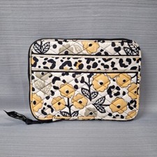 Vera Bradley Go Wild Kindle Tablet Case iPad Holder Yellow Black 6.5
