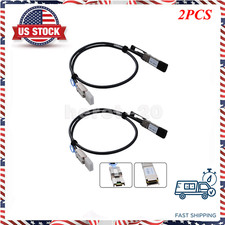 2PCS External SAS Cable QSFP SFF-8436 to Mini SAS SFF-8088 Cable for Netapp 1m picture