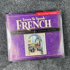 Learn To Speak French Version 7.0 The Learning Company 3-CD ROM Windows PC 1998 picture