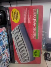 Microsoft Internet Keyboard Pro C1700001 2USB Ports Hot Keys Sealed BRAND NEW picture