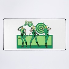 DC Comics Superman Sniper Hero Green Large Desk Mat, Idea Gift For Friends picture