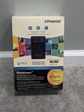 Polaroid PhotoKeeper Digital CGA-02580B Portable HDD 80GB USB 2.0 Backup SEALED  picture