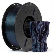Epelay Chameleon PLA 3D Printer Filament, Burnt Titanium, 1kg picture
