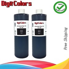 2X500ml Black Ink Cartridge Refill Kit bottle For HP 662XL 667XL 680XL 901XL picture
