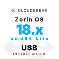 Zorin OS 18.x amd64 Lite Bootable/Live Install USB NEW picture