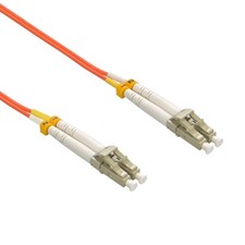 10 Pack of 12m LC/UPC-LC/UPC OM1 Multimode Duplex OFNR 2.0mm Fiber Optic Patch C picture