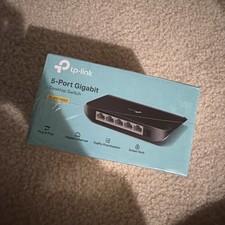 TP-LINK 5-PORT BLACK GIGABIT DESKTOP SWITCH TL-SG1005D picture