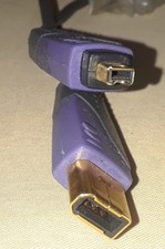 Firewire Firelink Monster Cable Gold plated 7Ft. Digital 1394 Adapter Converter picture