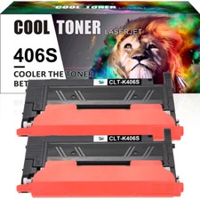 CLT-406S CLT-K406S Toner for Samsung CLP-365W CLX-3305FW Xpress C410W C460FW LOT picture