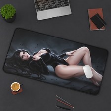 The Addams Family Mouse Pad, Morticia Desk Mat, Gamer Gift picture