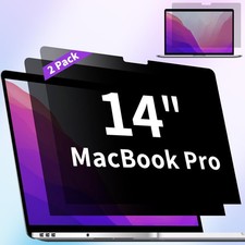 2 Pack Privacy Screen MacBook Pro 14 Inch(2021-2025,M1/M2/M3/M4/M5), Black  picture