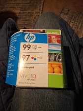 Genuine HP 99 Photo & 97 Tri-Color Ink Cartridge Combo Pack picture