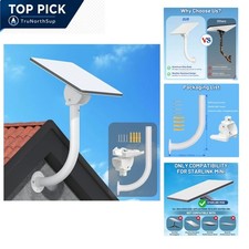 Starlink Mini Wall Mount Aluminum Alloy 360° Adjustable Outdoor Bracket for R... picture