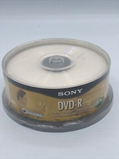 Sony DVD-R 25 Pack Spindle 16x 4.7GB Disc NEW SEALED picture