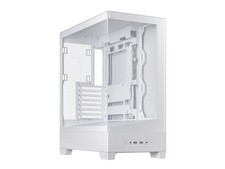 ASUS A31 White ATX Mid-Tower Gaming Case, Dual-sided tempered glass, Frameless picture