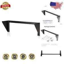 StarTech 2U Wall Mount Bracket 19in Vertical 125lb Steel TAA Ready picture