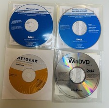 Dell OEM Software Application Drivers Utilities WinDVD + Netgear WGR614v8 Lot 4 picture