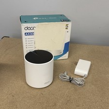 TP-Link Deco X55 A3500 WiFi 6 Mesh System Wireless Router w/ Power Cord Bundle picture