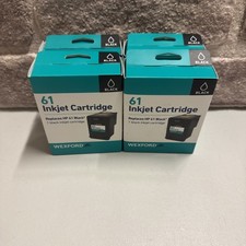4 Boxes: Wexford Inkjet Cartridge Replaces HP 61 *Black* picture