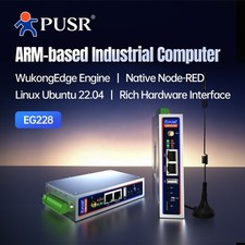 PUSR ARM Industrial Computer RK3506J Ubuntu 22.4 DDR3 4G/WiF Linux MiNI PC EG228 picture