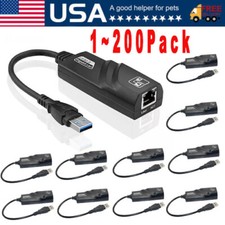 USB3.0 Gigabit Ethernet LAN RJ45 1000Mbps Network Adapter For Windows PC Mac Lot picture