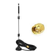 2pcs Bingfu Dual Band WiFi 2.4GHz 5.8GHz 9dBi Magnetic Base SMA Male Antenna picture