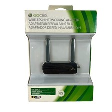 Official Microsoft Xbox 360 Wireless N Network Adapter Black OEM New Sealed NOS picture