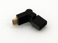 HDMI Male Female Flexible Right Angle Connector Swivel Adapter Extender 4K 1080P picture