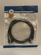 Cable Matters 160026-BLK-5x2 Angled Cat 6 Ethernet Cable 5 Ft (Damaged Package) picture