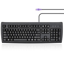 Periboard-107 Wired PS2 Full Size Keyboard, US English Layout picture