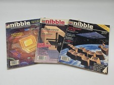Nibble Magazine Apple Computer Reference Lot Of 3 1986 1987 Volume 7 / 8  picture