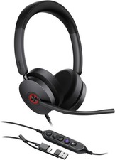 UH48 SE ANC Wired Headset, USB-C/A,in-Line Controls, 6-Mic, On-Ear picture