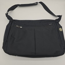 eBags Piazza Day Bag Black Travel Crossbody Messenger Bag EB2108A picture