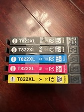 NEW 4 Pack 822XL Ink for Epson WorkForce WF-4834 WF-4820 WF-3841 picture