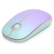 Unipows Wireless Mouse - 2.4G Slim Portable Computer Mouse with Nano Receiver... picture