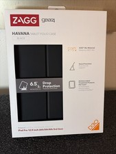 Zagg HAVANA Tablet Folio Case Black For iPad Pro 12.9 Inch 6th, 5th, 4th 3rd Gen picture